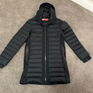 Nike Black Long Jacket W Hood